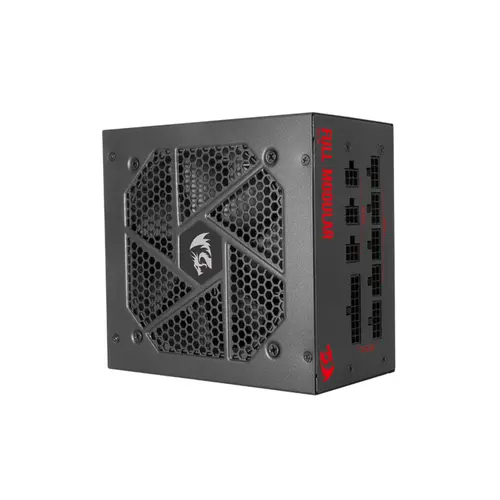 Fonte Gamer Redragon 750 Watts Full Modular RGB 80 Plus Gold Preto - GC-PS006-1