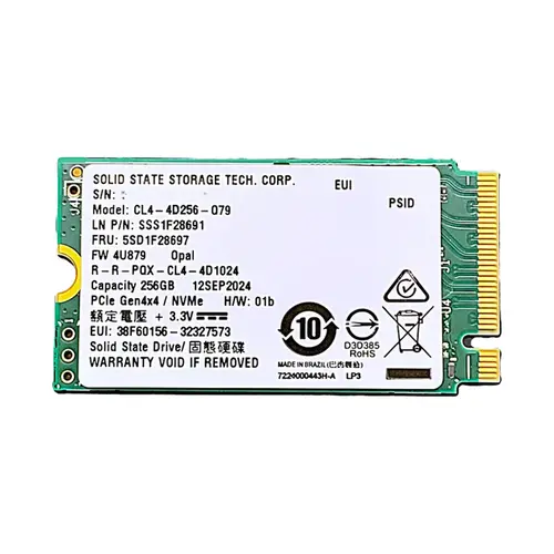SSD 256GB M.2 2242 NVME PCIE Gen4x4 OEM - CL4-4D256-Q79