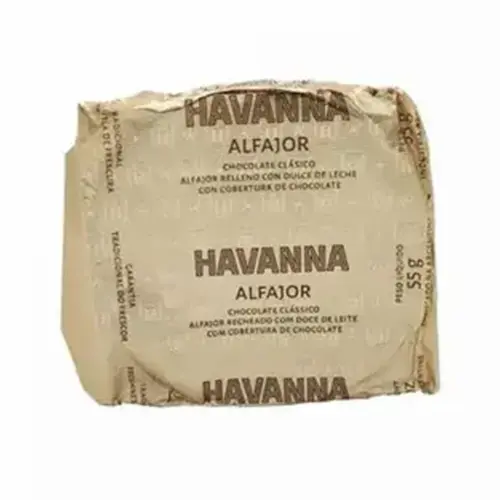 Kit Havannets Havanna Chocolate + Alfajor chocolate ao leite + Alfajor Doce de Leite 47g