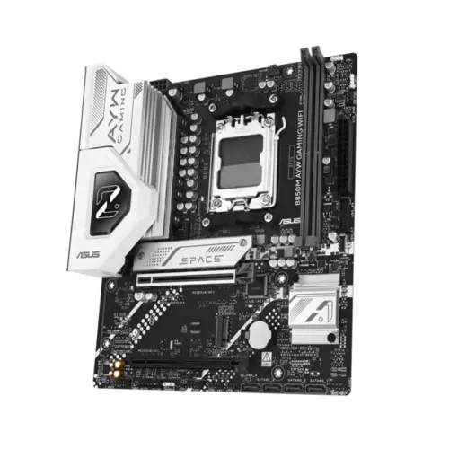Placa Mãe Asus para AMD AM5 B850M AYW Gaming Wifi mATX DDR5