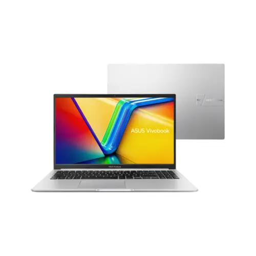 Notebook ASUS Vivobook 15 AMD Ryzen7 5825U 16GB, 512GB SSD W11 15.6'' FHD Cool Silver Prata - M1502YA-NJ655W