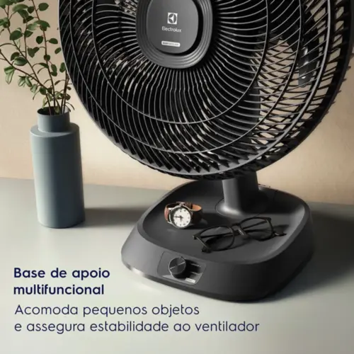 Ventilador de Mesa Electrolux 40cm Efficient DuoForce Air+ 6P 126W 127V EFD40 Cinza