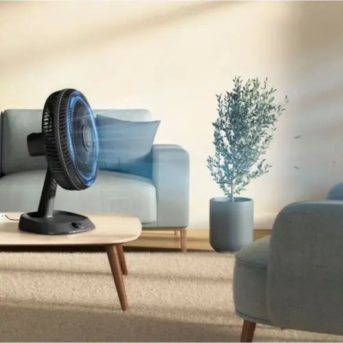 Ventilador de Mesa Electrolux 40cm Efficient DuoForce Air+ 6P 126W 127V EFD40 Cinza