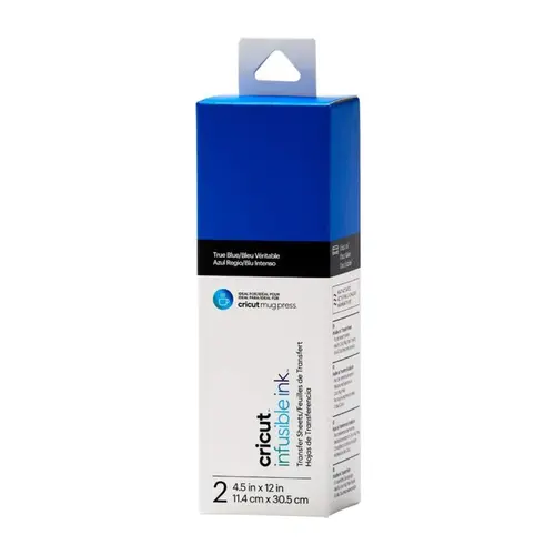 Folha de Tinta de Sublimação Cricut- Tinta Azul Salpicada 11 cm X 22 cm (2 folhas)