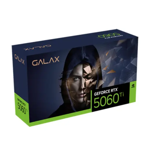 Placa De Vídeo Galax NVIDIA GeForce RTX 5060 Ti 1-Click OC Classic, 8GB, GDDR7, DLSS, Ray Tracing