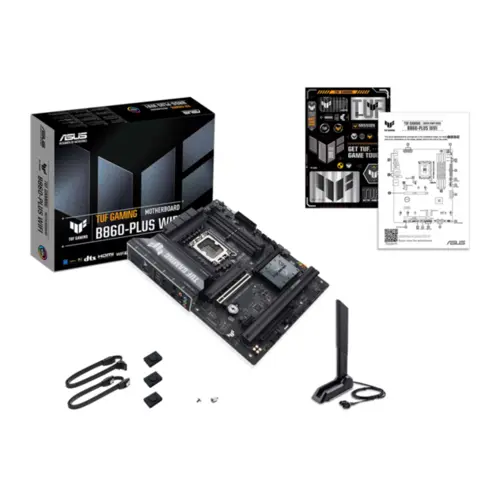 Placa Mãe Asus TUF Gaming B860-PLUS WIFI, Chipset B860, Intel LGA 1851, ATX, DDR5