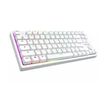 Teclado Gamer Kross Strafinf Mecânico Rainbow Switch Blue Outemu Branco - KE-KG130