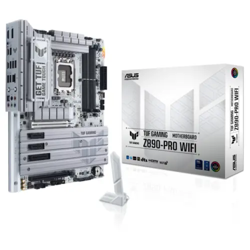Placa Mãe Asus TUF Gaming Z890-PRO WIFI, Chipset Z890, Intel LGA 1851, mATX, DDR5 - 90MB1IR0-M0EAY0