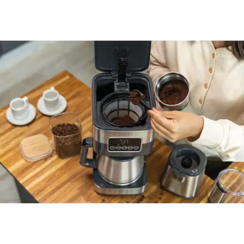 Cafeteira Elétrica Inox Programável Gourmand Gris 1,5L Digital 38 Xicaras 110V - CM350G-BR
