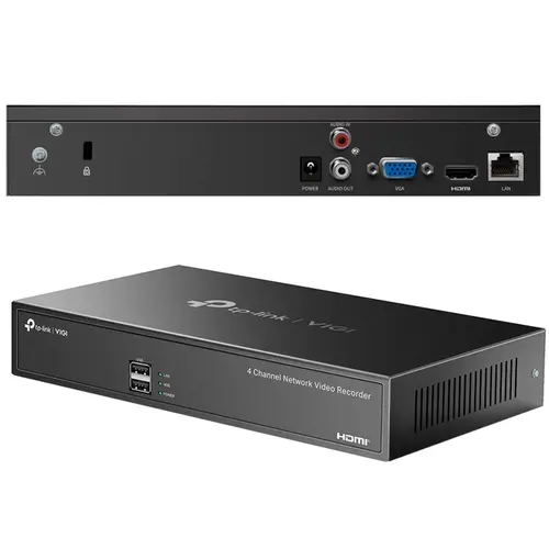 NVR Gravador TP-Link 4K 8MP 4 Canais - VIGI NVR1004H