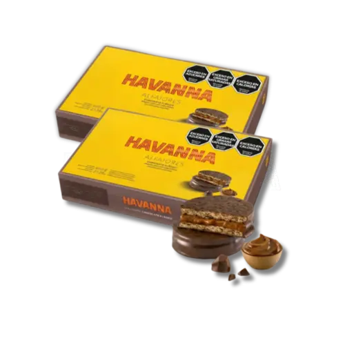 Kit com 2 Caixas Alfajores  Chocolate C/6 unidades