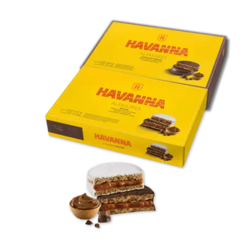 Kit com 2 Caixas Alfajores Mistos & Chocolate C/12