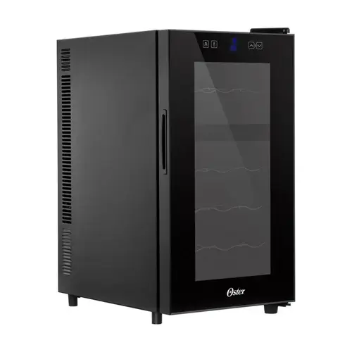 Adega Oster Dual Zone 18 Garrafas Touch Control Bivolt Preto - OADE180