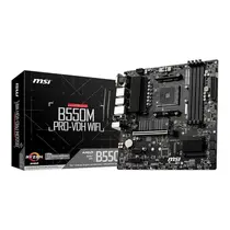 Placa-mãe Msi B550M Pro-VDH Wifi AMD Socket AM4 Preta