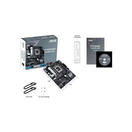 Placa Mãe Asus Prime B760M-A D4-CSM - 90MB1D00-M1EAYC