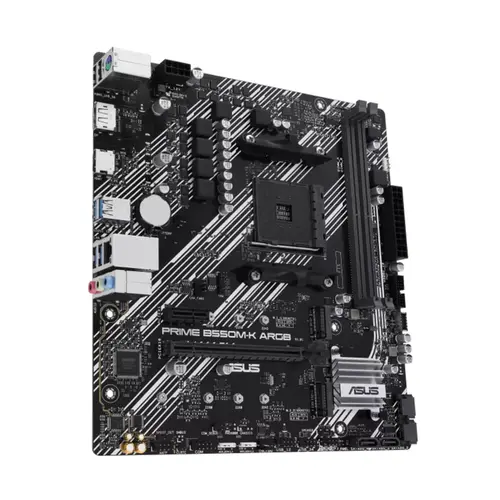 Placa Mãe Asus Prime B550M-K AMD AM4 ARGB DDR4 mATX - 90MB1GC0-M0EAY0