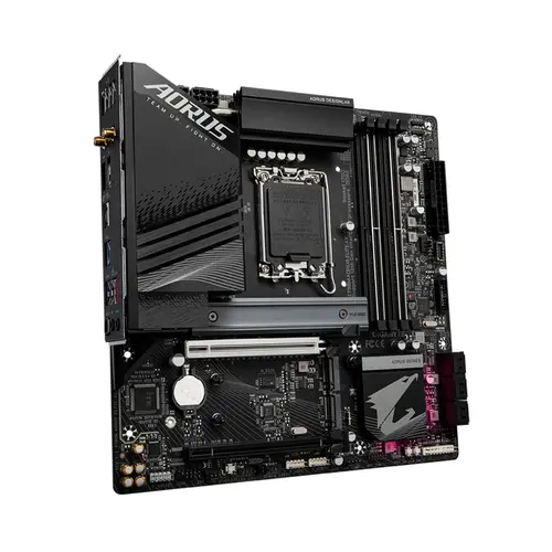 Placa Mãe Gigabyte para Intel LGA 1700 Z790M Aorus Elite AX Wifi 4XDDR5 mTX 1.1