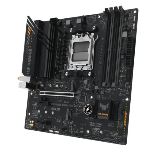 Placa Mãe Asus TUF Gaming A620M-PLUS WIFI, AMD AM5, mATX, DDR5, Wi-Fi, Bluetooth, Preto - 90MB1F00-M0EAY0