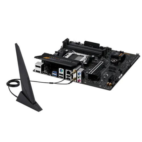 Placa Mãe Asus TUF Gaming A620M-PLUS WIFI, AMD AM5, mATX, DDR5, Wi-Fi, Bluetooth, Preto - 90MB1F00-M0EAY0