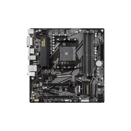 Placa Mãe Gigabyte para AMD B550M Ultra Durable DS3H AC Wifi 4xDDR4 mATX rev 1.7