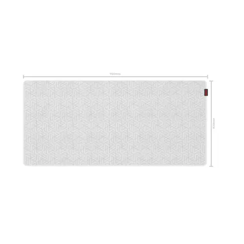 Mouse Pad Gamer Pcyes Maze Extended White Ghost - 900 X 420 - PMM90X42WG