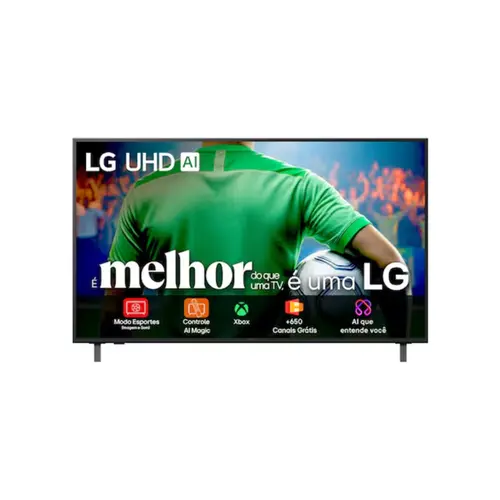 Smart TV LG 86'' 4K, UHD, HDR, ThinQ AI Bluetooth Alexa Google Assistente Airplay2 3 HDMI - 86UR8750PSA