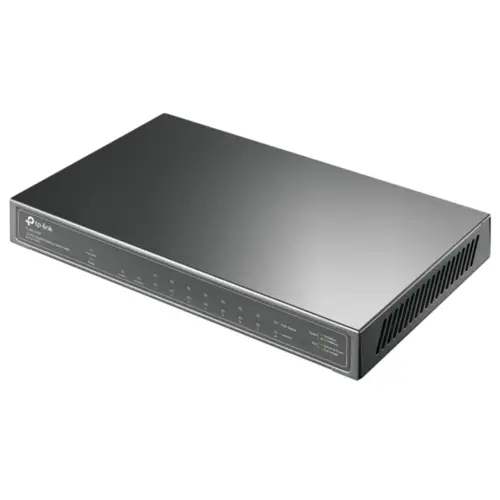Switch Gigabit de Mesa PoE+ TP-Link 10 portas 10/100/1000 Mbps - TL-SG1210P