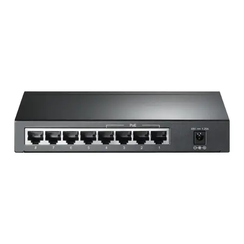 Switch TP-Link 8 portas Gigabit PoE+ 10/100/1000Mbps - TL-SG1008MP(UN)