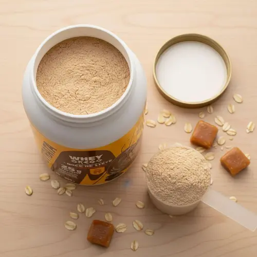 Kit com 2 Whey Havanna Grego Doce de Leite com Chocolate Belga 900g