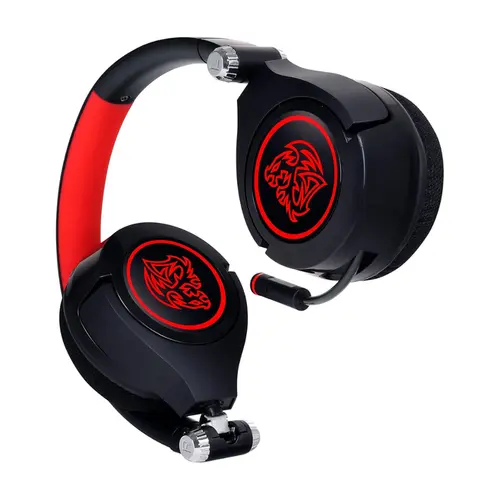 HEADSET THERMALTAKE SPORTS CRONOS GO BLACK/USB LED PLUG PN: HT-CRG-ANOEBK-15