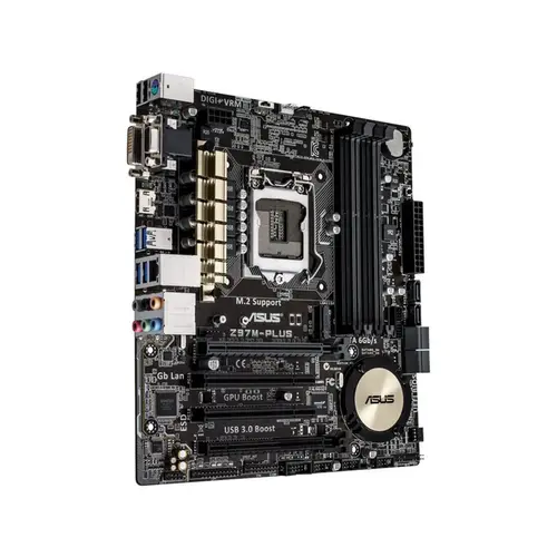 PLACA MÃE ASUS Z97M-PLUS/BR / LGA 1150 / 4xDDR3 / USB3.0 / CROSSFIREX