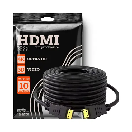 Cabo HDMI x HDMI 10 metros / Blindado c/ malha