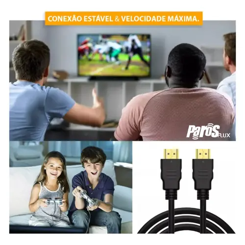 Cabo HDMI x HDMI 10 metros / Blindado c/ malha