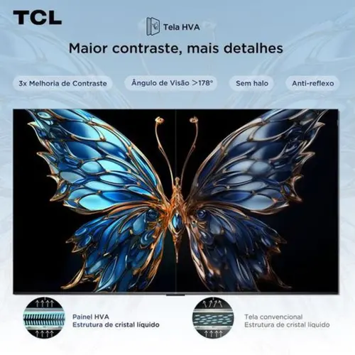 Smart TV TCL 75'' 4K UHD LED HVA Google 75P6K