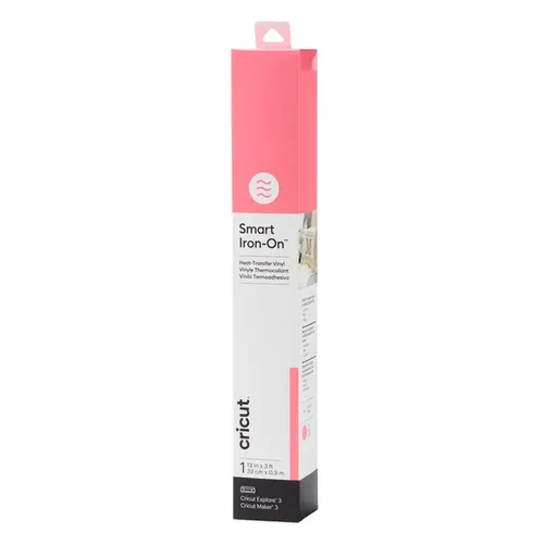 Vinil Termocolante Cricut Smart Iron-On 33 x 90 cm Rosa - 2008485
