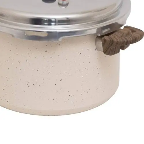 Panela De Pressão Mimo Style Presscook 4,2L Indução Vitrocerâmico Inox Mármol - 10763 PP42M