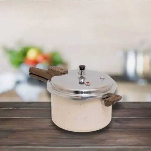 Panela De Pressão Mimo Style Presscook 4,2L Indução Vitrocerâmico Inox Mármol - 10763 PP42M