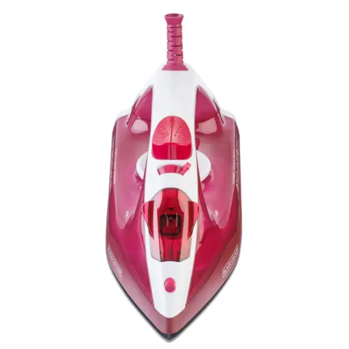 Ferro de Passar Roupa a Vapor Black + Decker Antiaderente 1200W 127V Rosa - FX2250-BR