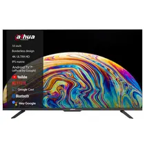 TV Smart Dahua 55'' LTV55-SD400 DLED 4K Wi-Fi Bluetooth Google Assis. Chromecast - Android