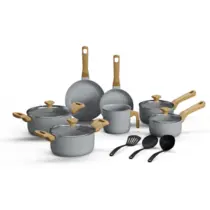 Jogo de Panelas Com 10 Peças Mimo Style Pratic Cook Vitrocerâmico Indução Grafite - 9766