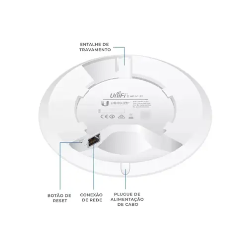 PONTO DE ACESSO UBIQUITI UNIFI INDOOR 122m UAP/AC/LITE