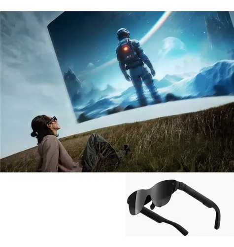 Óculos De Realidade Virtual Rayneo Air4 Pro Avançado Preto