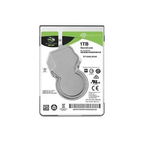 HD Seagate Barracuda 1TB 2,5'' 5400RPM Cache 128MB Sata 6 GB/s ST1000LM048