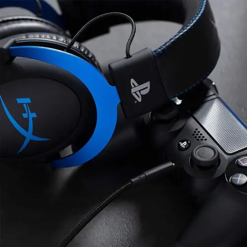 Headset Gamer HyperX Cloud Azul PS4 HX-HSCLS-BL/AM