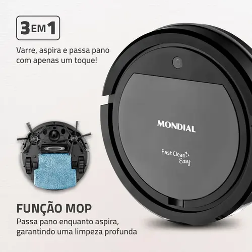 Robo Aspirador Mondial RB-08 PTO CZ BIV
