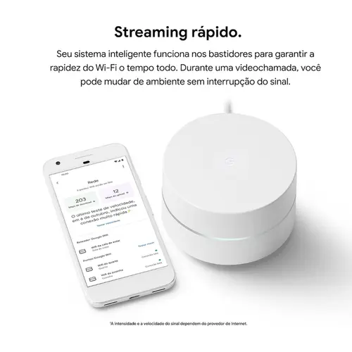 Roteador Google Smart Home Wi-fi AC1200 Mesh 3 Peças