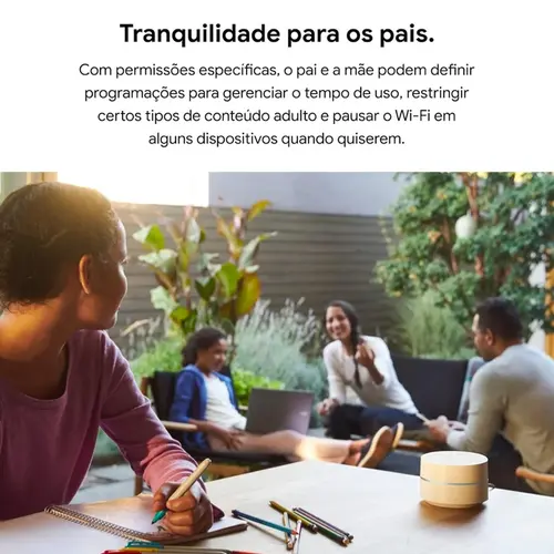 Roteador Google Smart Home Wi-fi AC1200 Mesh 3 Peças
