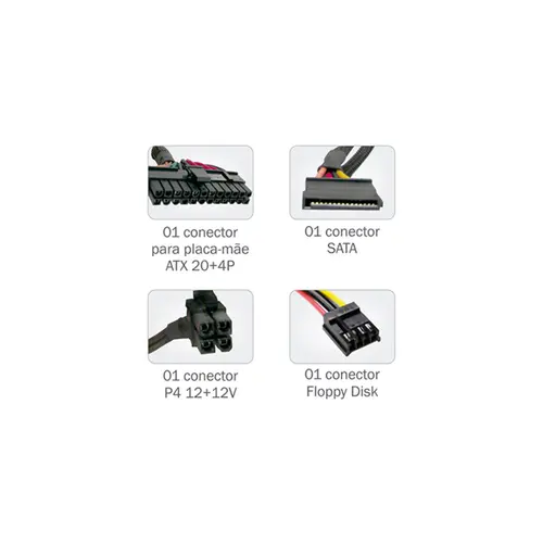 FONTE KMEX P/ GAB. SLIM 130W PN: PF130KFF P11 OEM