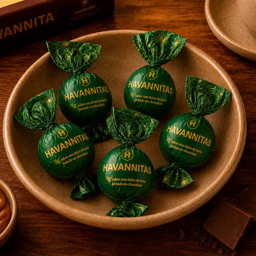 Kit 10 unidades Havannitas Creme de Pistache