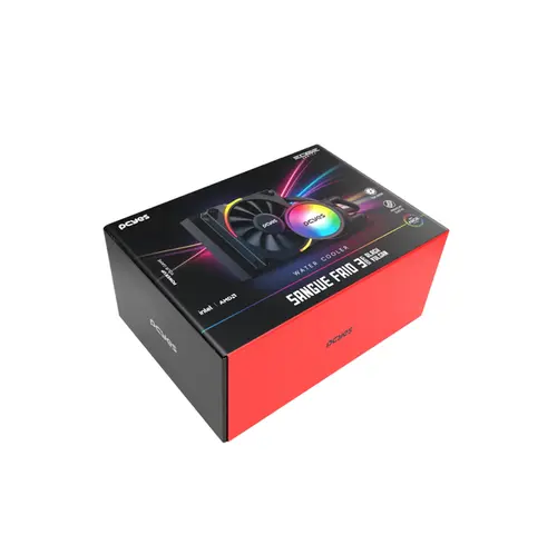 Water Cooler Pcyes Sangue Frio 3 Argb Black Vulcan 120Mm - Tdp 200W - ARGBSF3120BR